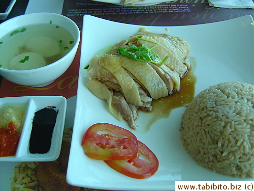 Hainanese Chicken Rice Set US$8