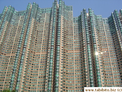 The buildings just go on and on and on