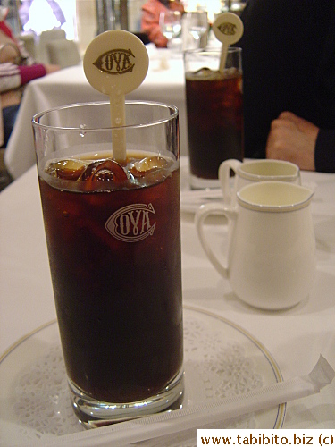 Our iced coffee came with the set too