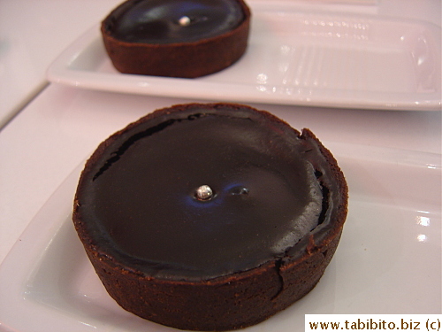 Delicious chocolate tart