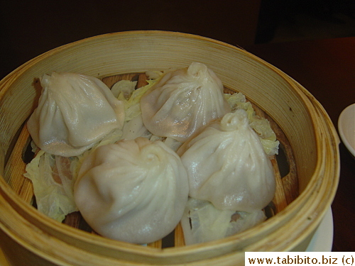 Soup dumplings HK$26/US$3.3