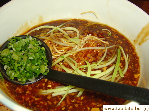 Noodles with meat sauce HK$36/US$4.5, the least favorite of the dishes, don't recommend
