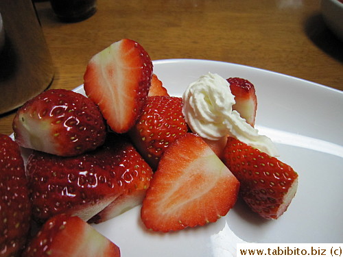 Fragrant, juicy and sweet strawberries