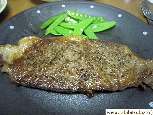 Entree: Wagyu steak, tender and delicious!