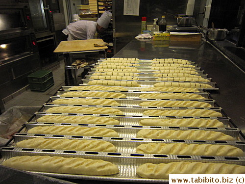 Cute baguette from Robuchon's bakery section