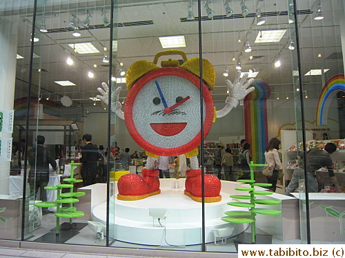 Fuji TV's mascot is an alarm clock