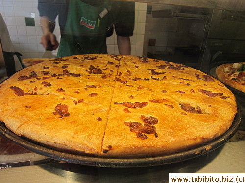 Pepperoni and sausage stuffed pizza