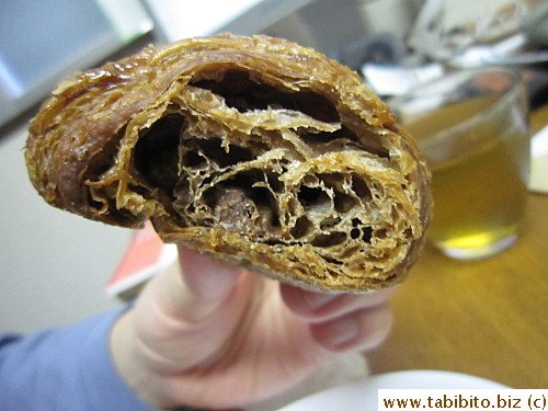 Croissant cross-section