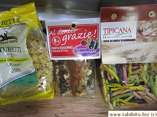 Pasta and pasta seasonings