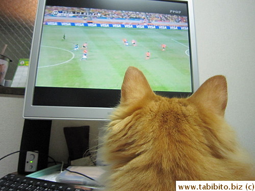 Efoo watched the World Cup!