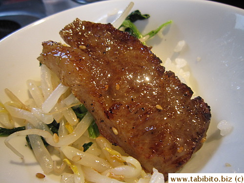 The Wagyu was soooooo tender