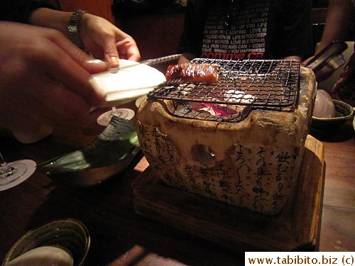 And served it to us when done. We didn't need to lift a finger