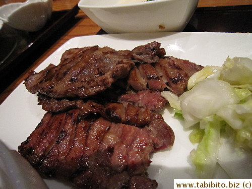 Grilled tongue