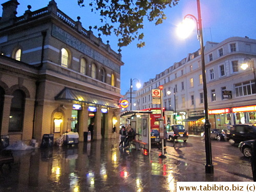 Gloucester Road Station (took this picture while looking for a place for our first meal in London)