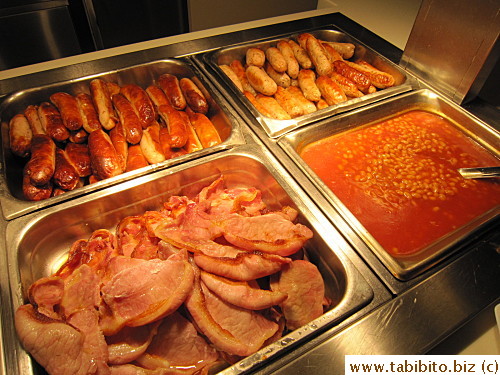 Sausages and bacon