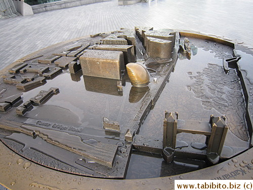 A cute model of the area we were in