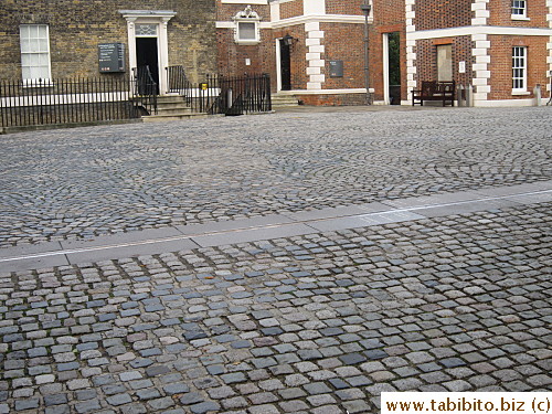 We got there before they were open.  I took this photo of the famous timeline through the gate