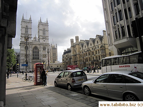 We stopped here to walk toward the Abbey