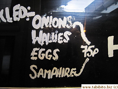 Wallies are gherkins