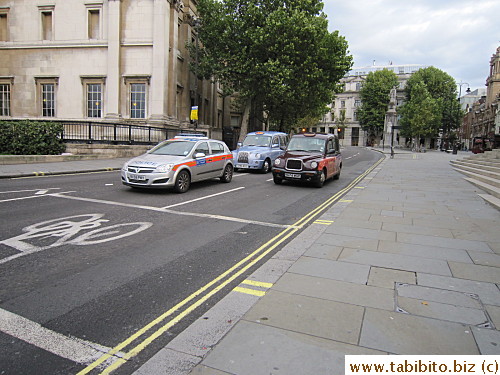 Police car and cute cabs