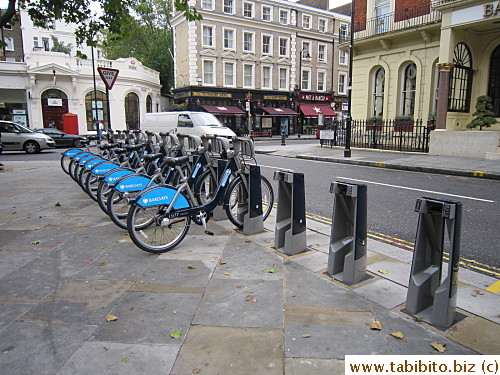 You can tour around on rented bikes, I was too chicken to ride in a busy foreign city.  If you're anything like Lance Armstrong, it'd be a cheap and green way to go