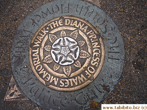 The path we took was dotted with these plates 