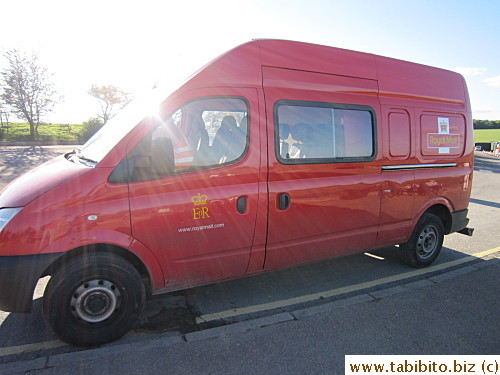 British postal van
