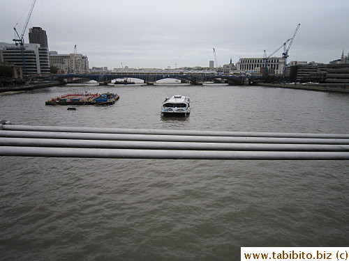 Blackfriars Bridge in the background