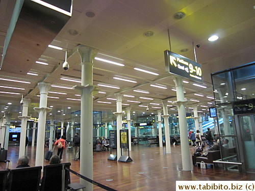 This is past the ticket gates