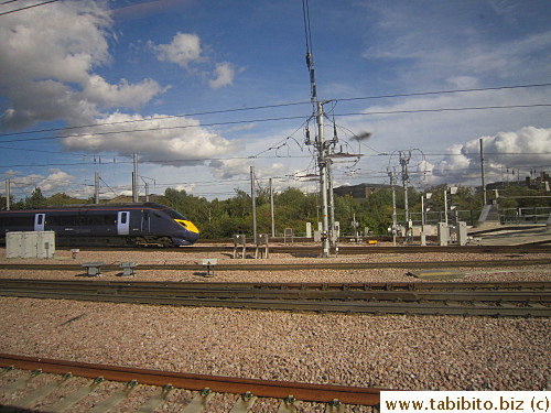 Pulling out of St. Pancras