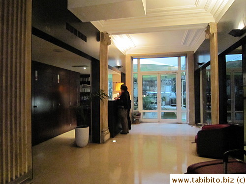 Small reception area