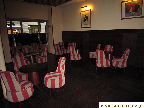 The bar interior