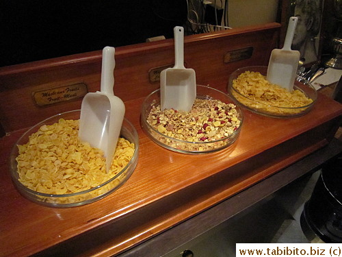 Three kinds of cereal