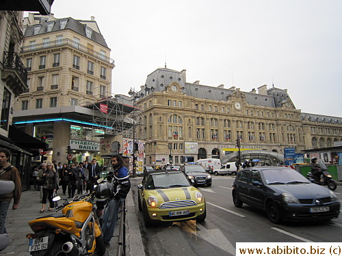 There is a large pharmacy opposite the station