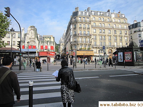 Walking toward Sacre Coeur