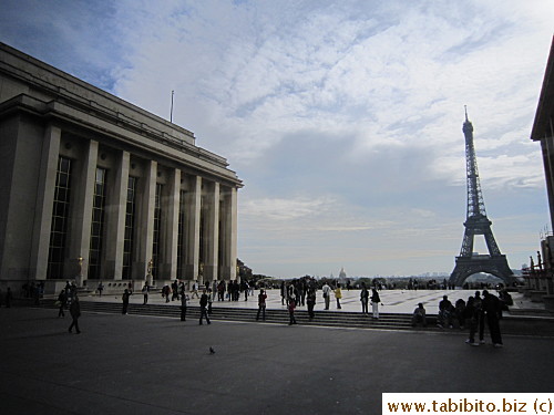 The bus dropped us off near Trocadero Station which is the one you use for the best photo spot of the Eiffel Tower