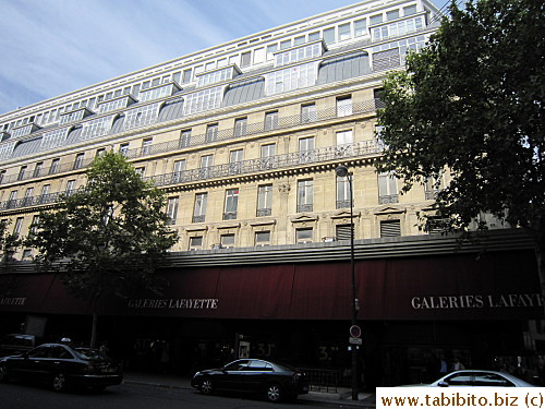 Galeries Lafayette, a big department store