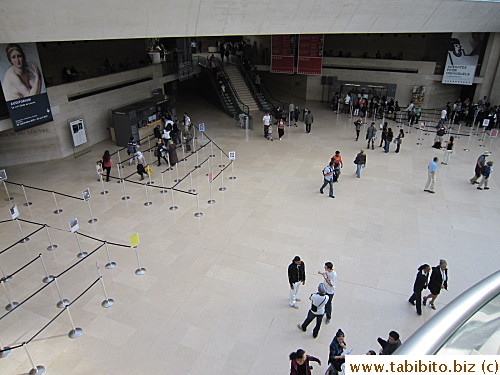 The belly of Louvre