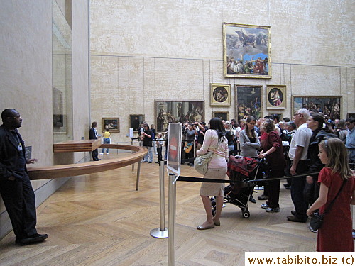 Flash is not permitted in the museum, yet many people ignored that.  Even the guards don't say a thing when they see people use flash