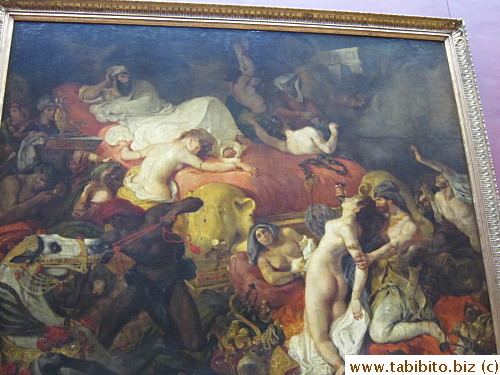 This man enjoys watching women tortured around him.  What kind of a sick painter is/was that?