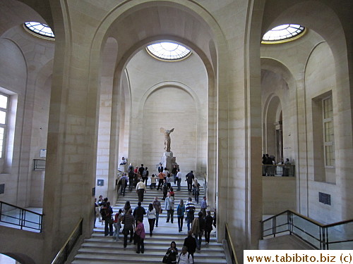 It's housed in its own alcove