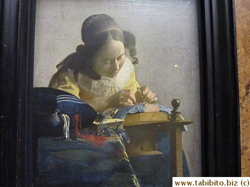 Fifth of the five must-see pieces: Vermeer's The Lacemaker