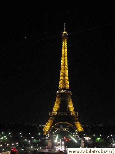 Eiffel Tower at night
