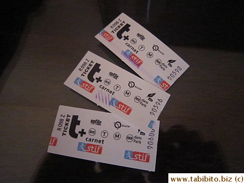 Metro tickets