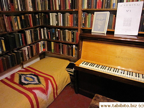 Some writers used to sleep here