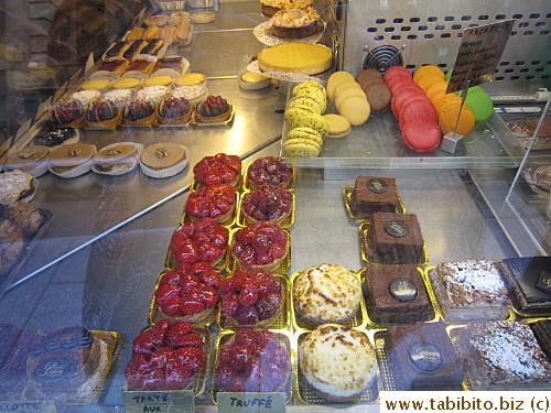 From the window of a cake shop