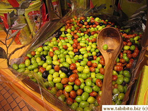 I like real olives more