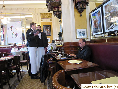 Cafe and restaurant waiters are always smartly dressed