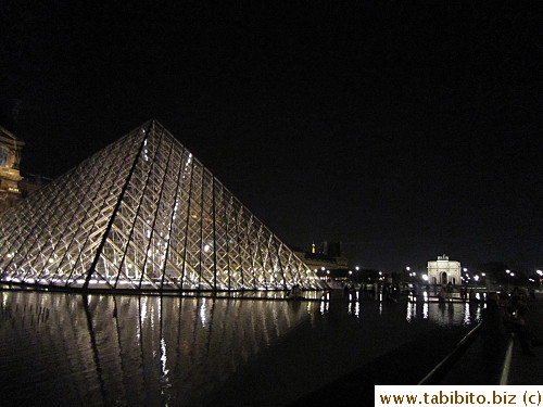 An arch on the right