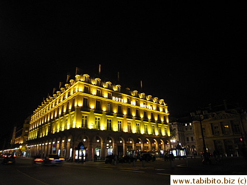 Hotel Du Louvre right outside the museum